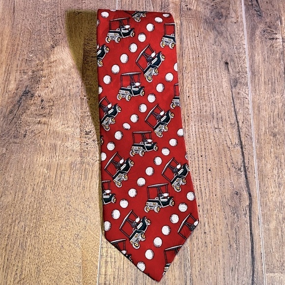 Vintage Golf ⛳️ Novelty Necktie 👔 - Picture 1 of 4